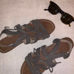 Gray Fat Face Sandals